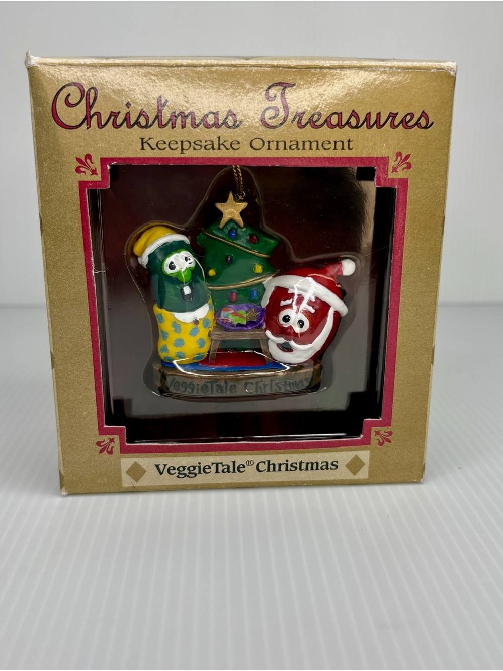 VeggieTales Christmas Treasures Handpainted Ornament Holiday Tree Decoration